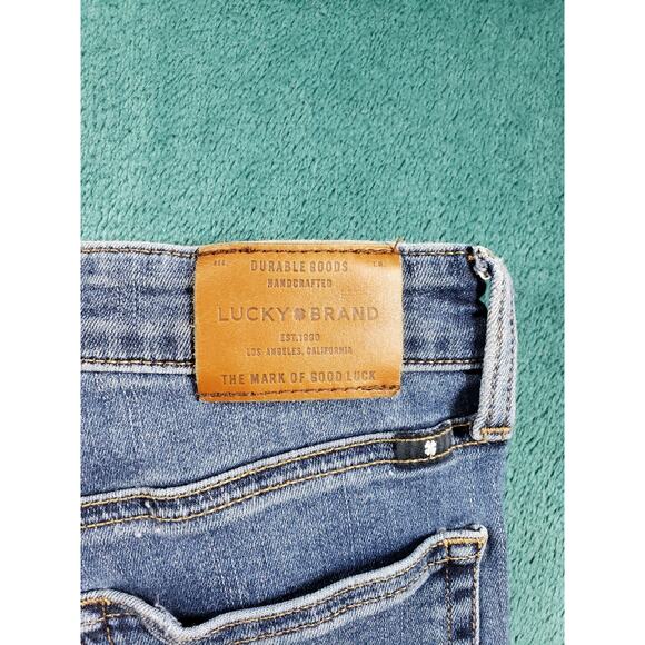 Lucky Brand Jeans Size 0 Womens Blue Stretch Pants Medium Mid Rise Ava Skinny - Picture 13 of 14